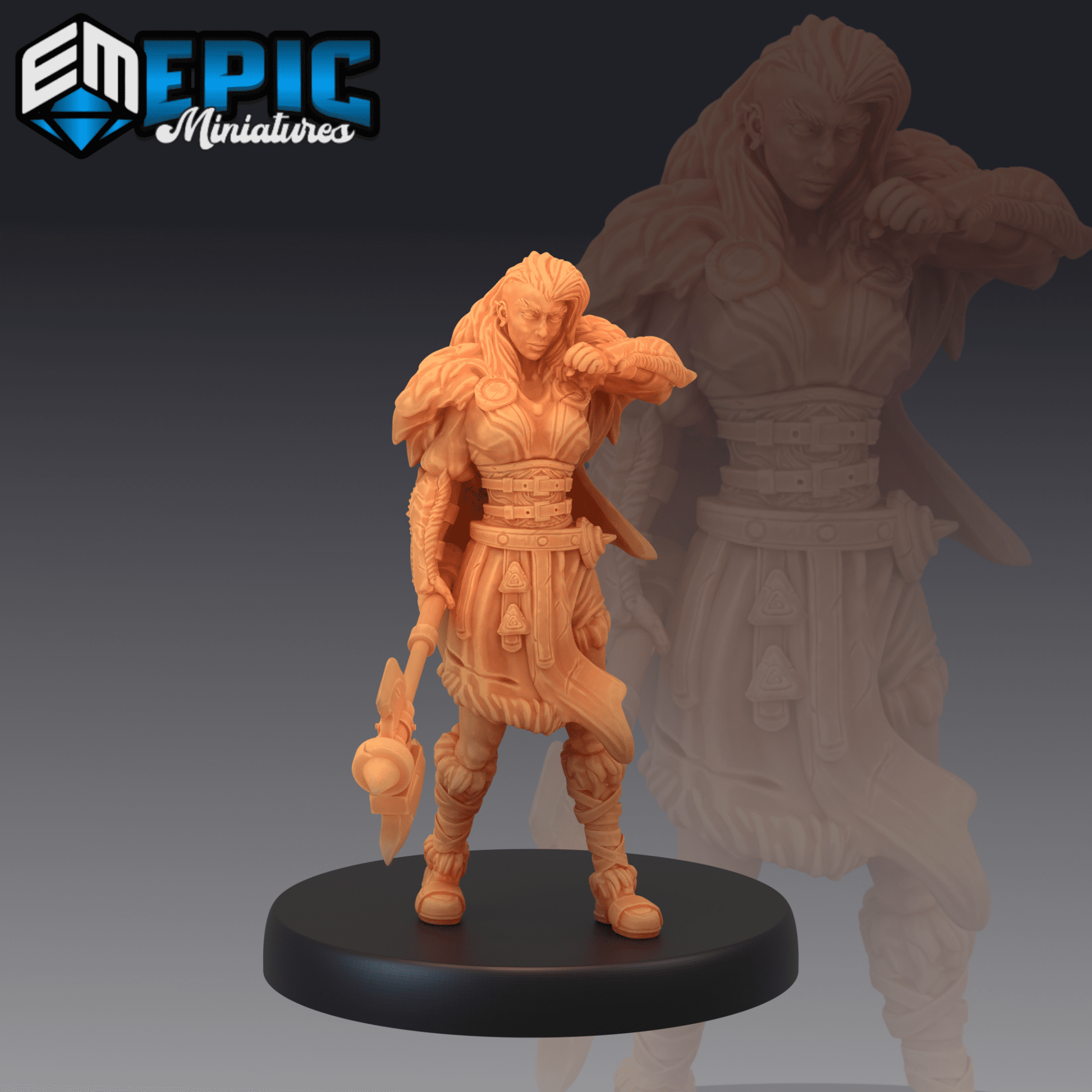 Viking Raider Miniature - A - 28mm