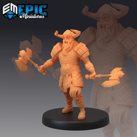 Viking Raider Set 2 Miniature | B - Tabletop RPG & D&D miniature. Perfect for wargaming & collectors