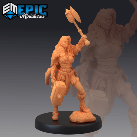 Viking Raider Set 1 Miniature | B - Tabletop RPG & D&D miniature. Perfect for wargaming & collectors