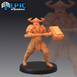 Viking Raider Set 2 Miniature | C - Tabletop RPG & D&D miniature. Perfect for wargaming & collectors
