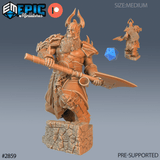 Viking Warrior Miniature | A - Tabletop RPG & D&D miniature. Perfect for wargaming & collectors