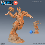Viking Warrior Miniature | B - Tabletop RPG & D&D miniature. Perfect for wargaming & collectors