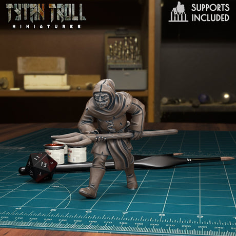 Village Mob Set 1 Miniature | B - Tabletop RPG & D&D miniature. Perfect for wargaming & collectors