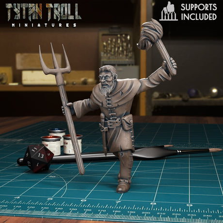 Village Mob Set 2 Miniature | D - Tabletop RPG & D&D miniature. Perfect for wargaming & collectors