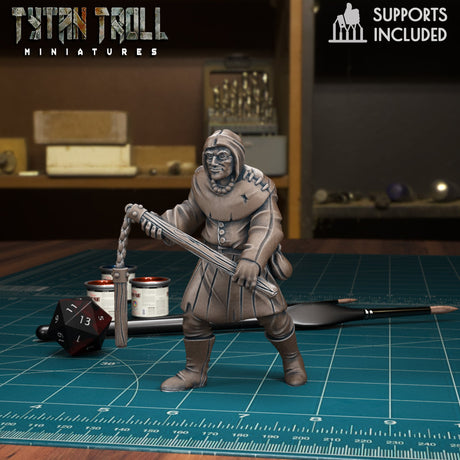 Village Mob Set 1 Miniature | D - Tabletop RPG & D&D miniature. Perfect for wargaming & collectors