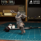 Village Mob Set 1 Miniature | E - Tabletop RPG & D&D miniature. Perfect for wargaming & collectors