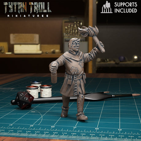 Village Mob Set 2 Miniature | H - Tabletop RPG & D&D miniature. Perfect for wargaming & collectors