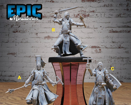 Villager Festival Folk Set 2 Miniature | Set of 3 - Tabletop RPG & D&D miniature. Perfect for wargaming & collectors