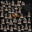 Villagers Set 1 Miniature | Set of 34 - Tabletop RPG & D&D miniature. Perfect for wargaming & collectors