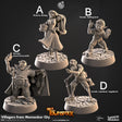 Villagers Set 2 Miniature | A - Tabletop RPG & D&D miniature. Perfect for wargaming & collectors