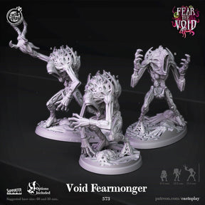 Void Fearmonger Miniature | A - Tabletop RPG & D&D miniature. Perfect for wargaming & collectors