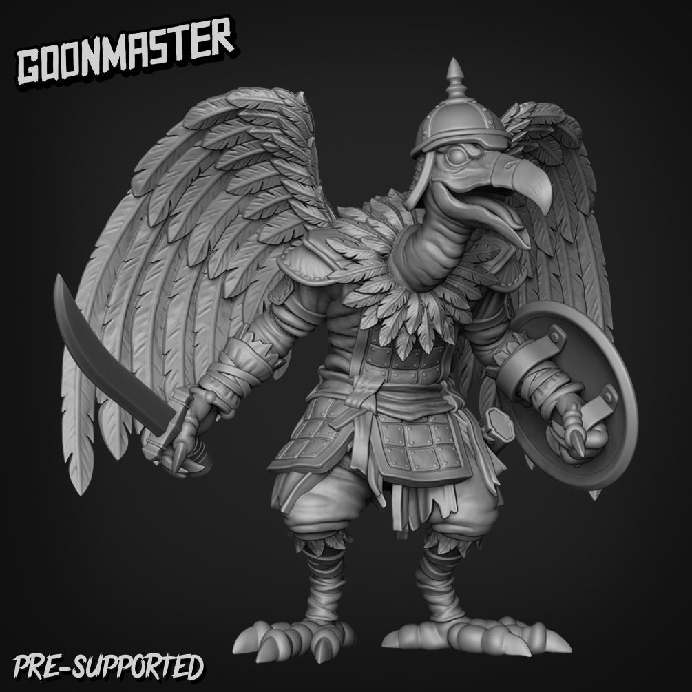 Vulture Bandit Set 2 Miniature | A - Tabletop RPG & D&D miniature. Perfect for wargaming & collectors
