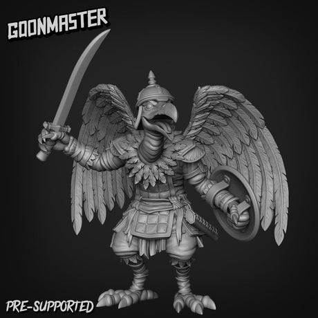 Vulture Bandit Set 2 Miniature | B - Tabletop RPG & D&D miniature. Perfect for wargaming & collectors