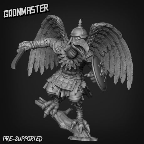Vulture Bandit Set 2 Miniature | E - Tabletop RPG & D&D miniature. Perfect for wargaming & collectors