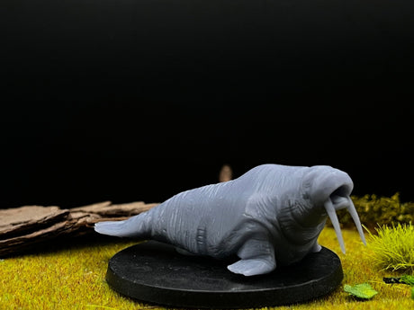 Walrus Animal Miniature | Set of 3 - Tabletop RPG & D&D miniature. Perfect for wargaming & collectors
