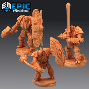 War Construct Miniature | Set of 3 - Tabletop RPG & D&D miniature. Perfect for wargaming & collectors