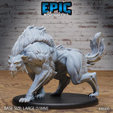 Warg Beast Miniature | 4666 - Tabletop RPG & D&D miniature. Perfect for wargaming & collectors