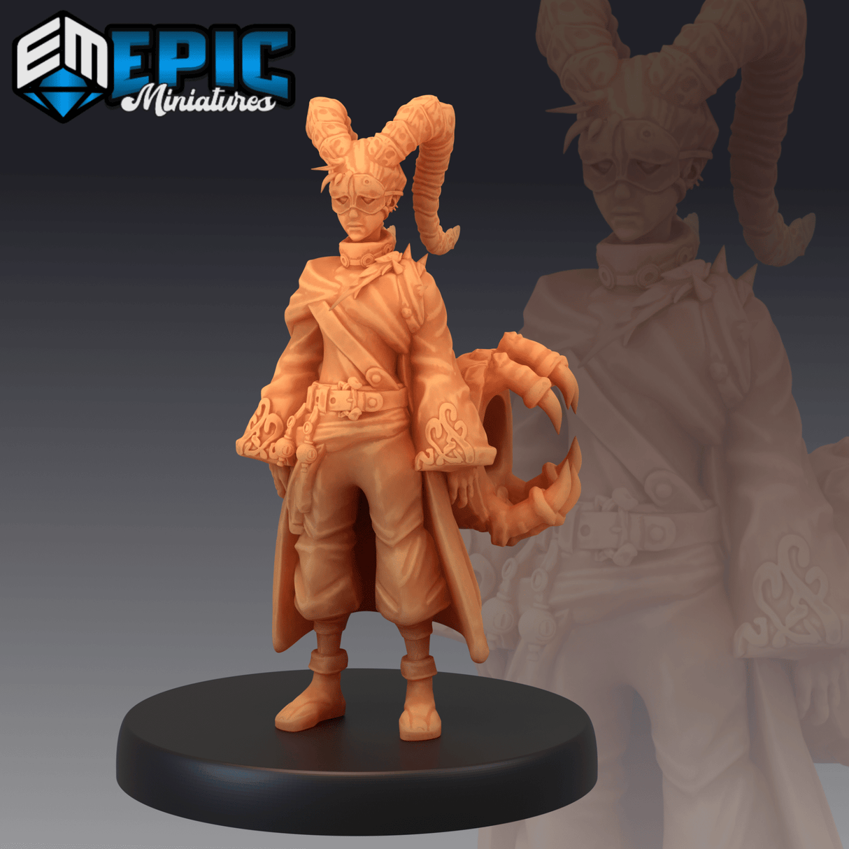 Warlock Apprentice Miniature | A - Tabletop RPG & D&D miniature. Perfect for wargaming & collectors