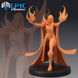 Warlock Elf Miniature | B - Tabletop RPG & D&D miniature. Perfect for wargaming & collectors