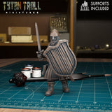 Warriors Guards Warrior Guard 2 Miniature | A - Tabletop RPG & D&D miniature. Perfect for wargaming & collectors