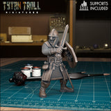 Warriors Guards Warrior Guard Miniature | A - Tabletop RPG & D&D miniature. Perfect for wargaming & collectors