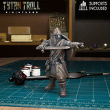 Warriors Guards Warrior Guard 2 Miniature | F - Tabletop RPG & D&D miniature. Perfect for wargaming & collectors
