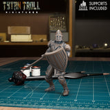 Warriors Guards Warrior Guard 3 Miniature | F - Tabletop RPG & D&D miniature. Perfect for wargaming & collectors