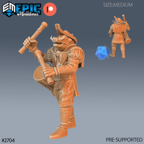 Wart Hog Set 2 Miniature | B - Tabletop RPG & D&D miniature. Perfect for wargaming & collectors