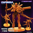 Waspan Organic Cyborg Miniature | Trooper 1 - Tabletop RPG & D&D miniature. Perfect for wargaming & collectors