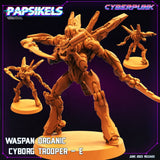 Waspan Organic Cyborg Miniature | Trooper 5 - Tabletop RPG & D&D miniature. Perfect for wargaming & collectors