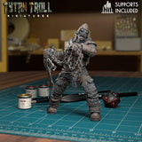 Wasteland Pilgrims Miniature | A - Tabletop RPG & D&D miniature. Perfect for wargaming & collectors