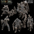 Wasteland Pilgrims Miniature | Set of 5 - Tabletop RPG & D&D miniature. Perfect for wargaming & collectors