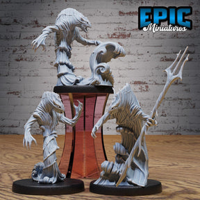 Water Elemental Miniature | Full Set All Models - Tabletop RPG & D&D miniature. Perfect for wargaming & collectors