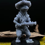 Weasel Ranger Archer Miniature | Set of 2 - Tabletop RPG & D&D miniature. Perfect for wargaming & collectors