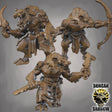 Were Jackals with Weapons Miniature | Set of 3 - Tabletop RPG & D&D miniature. Perfect for wargaming & collectors
