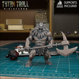 Wereboar Bundle Miniature | Wereboar 1 - Tabletop RPG & D&D miniature. Perfect for wargaming & collectors