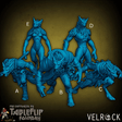 Werewolf Set 3 Miniature | Set of 5 - Tabletop RPG & D&D miniature. Perfect for wargaming & collectors
