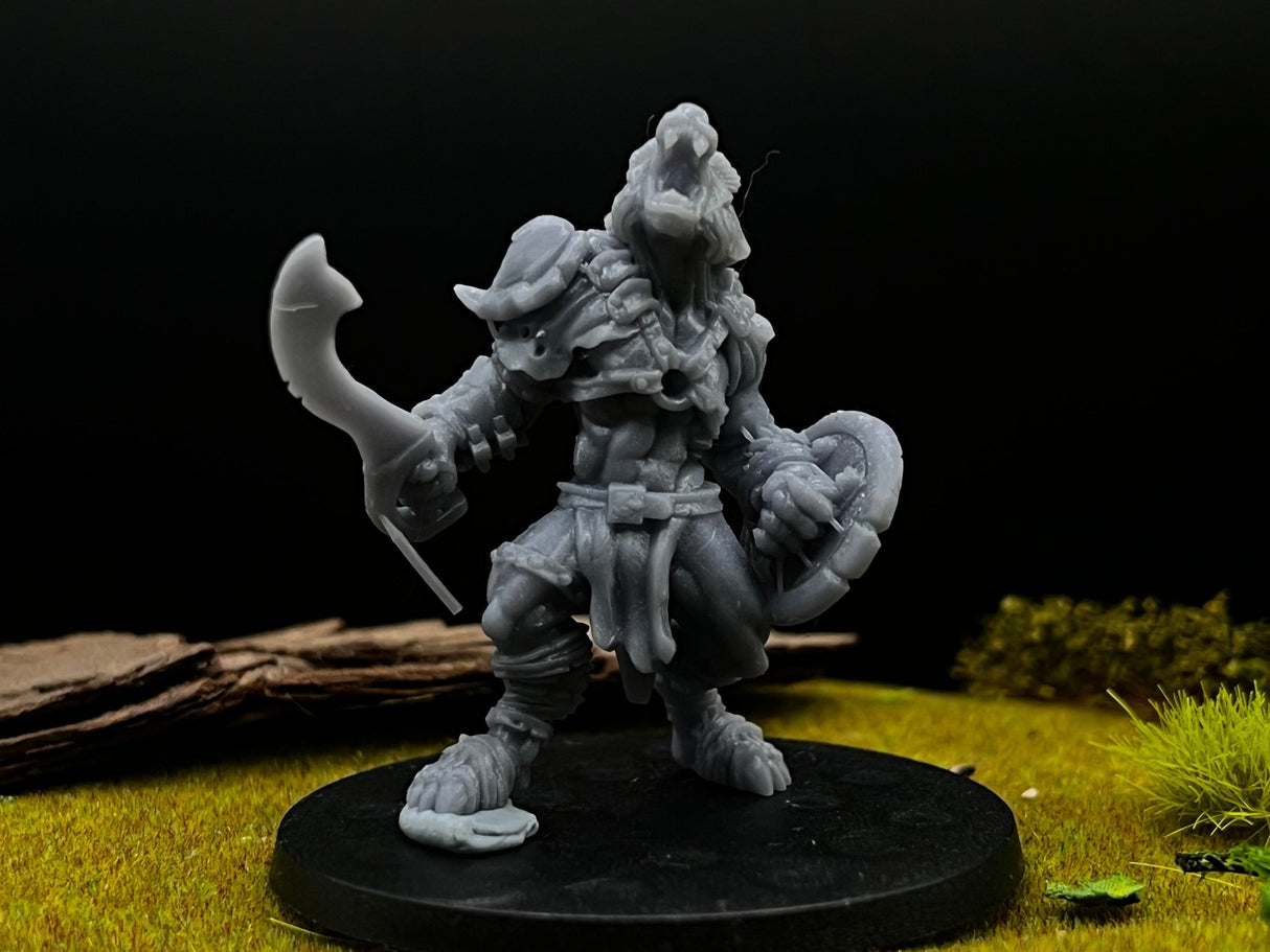 Werewolf pirate Miniature | Set of 3 - Tabletop RPG & D&D miniature. Perfect for wargaming & collectors