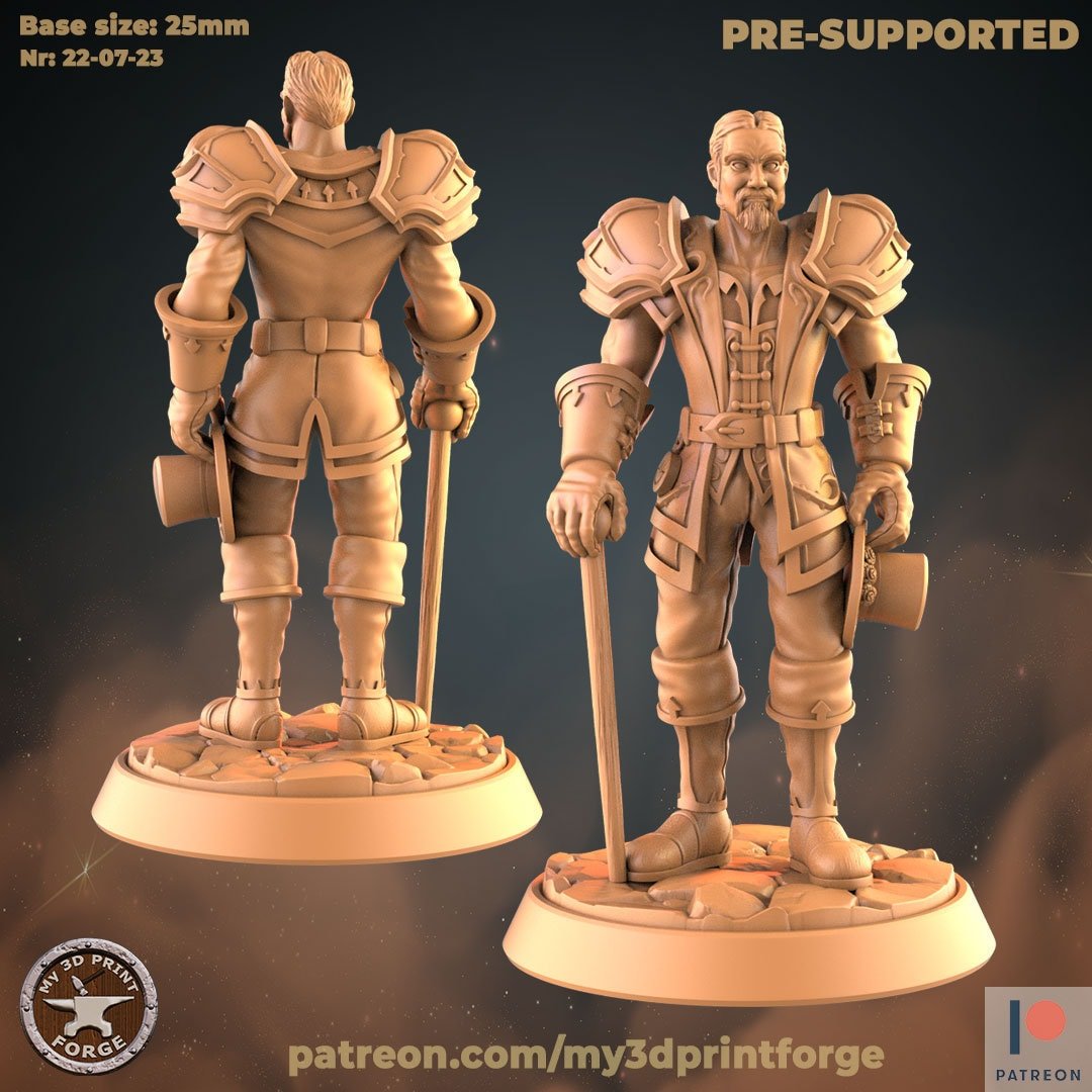 Werewolf Steampunk Miniature | 227 - Tabletop RPG & D&D miniature. Perfect for wargaming & collectors