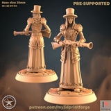 Werewolf Steampunk Miniature | 228 - Tabletop RPG & D&D miniature. Perfect for wargaming & collectors