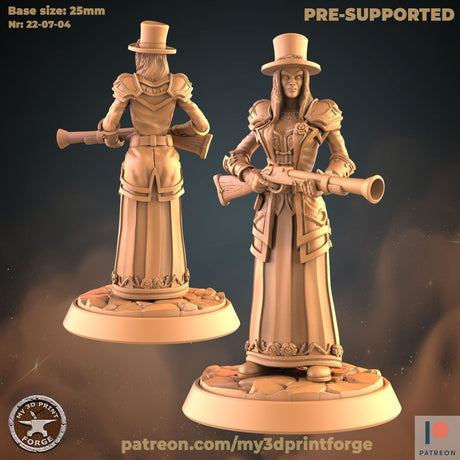 Werewolf Steampunk Miniature | 228 - Tabletop RPG & D&D miniature. Perfect for wargaming & collectors