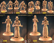 Werewolf Steampunk Miniature | Full Set All Models - Tabletop RPG & D&D miniature. Perfect for wargaming & collectors