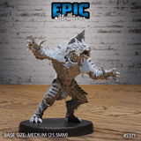 Werewolf Warrior Miniature | C - Tabletop RPG & D&D miniature. Perfect for wargaming & collectors