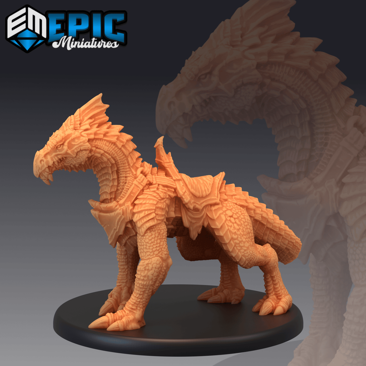 White Drake Miniature | E - Tabletop RPG & D&D miniature. Perfect for wargaming & collectors