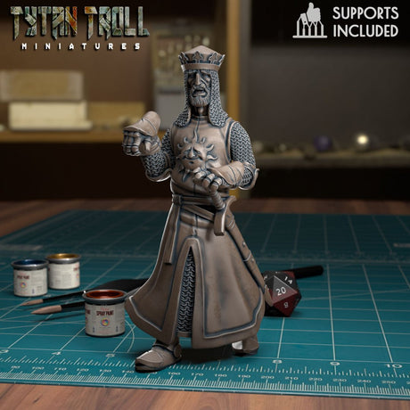 Wholley Braille Set 2 Miniature | A - Tabletop RPG & D&D miniature. Perfect for wargaming & collectors