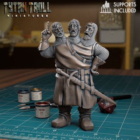 Wholley Braille Set 1 Miniature | A - Tabletop RPG & D&D miniature. Perfect for wargaming & collectors