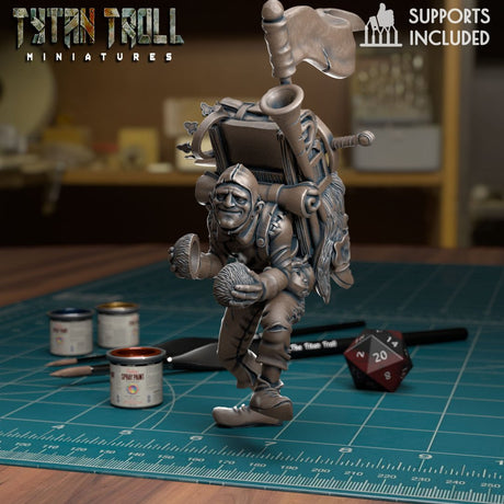 Wholley Braille Set 2 Miniature | D - Tabletop RPG & D&D miniature. Perfect for wargaming & collectors