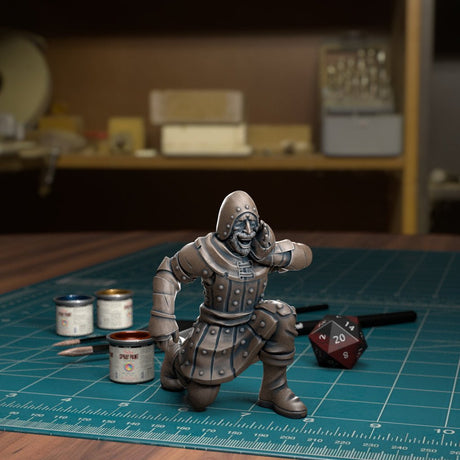 Wholley Braille Set 1 Miniature | F - Tabletop RPG & D&D miniature. Perfect for wargaming & collectors