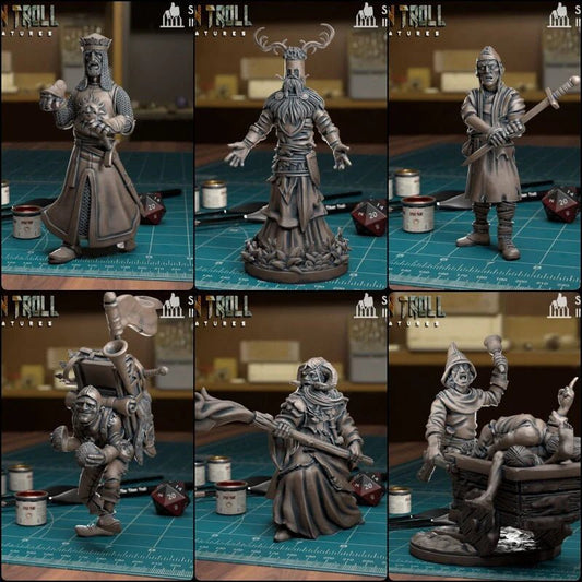 Wholley Braille Miniature - set of 6 - 28mm