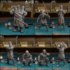 Wholley Braille Set 1 Miniature | Set of 6 - Tabletop RPG & D&D miniature. Perfect for wargaming & collectors